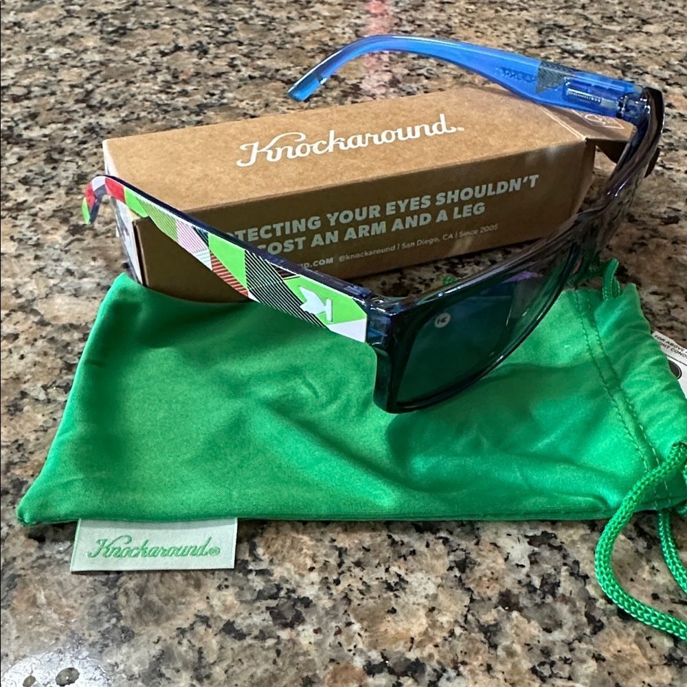 NIB Knockaround polarized Sunglasses Torrey Pines Sport ~Cubic - Picture 3 of 8